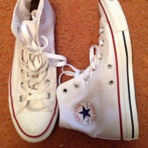 White high top converse